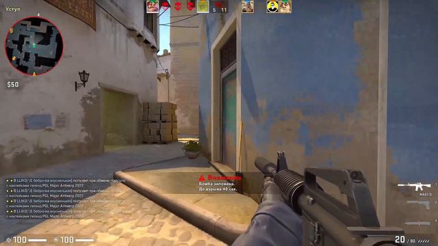 СЫГРАЛ НА ДЕФОЛТНЫХ НАСТРОЙКАХ! ЧАСТЬ 2 (CS:GO) смотреть онлайн