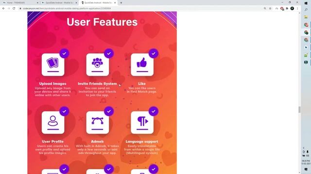 Create Tinder Clone App || QuickDate Dating Platform App || QuickDate PHP Dating social network app смотреть онлайн