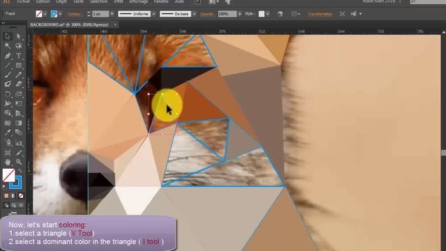 Photoshop | Illustrator CC Beginner Tutorial: Make a Low Poly Portrait ! 2016 смотреть онлайн