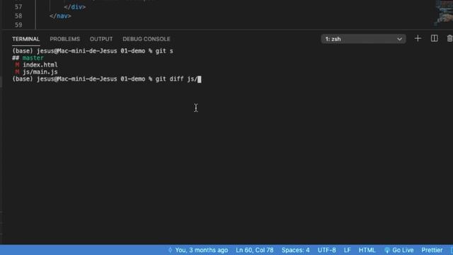 Como funciona Git diff смотреть онлайн