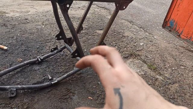 Рама для кафе рейсера ИЖ Юпитер 5 \ Frame For Cafe Racer IZH Jupiter 5