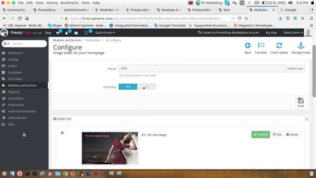 PrestaShop How to change slider images on the home page using PrestaShop versions 1.5,1.6 and 1.7 смотреть онлайн