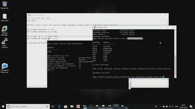 Dataguard archive shipping to physical standby смотреть онлайн