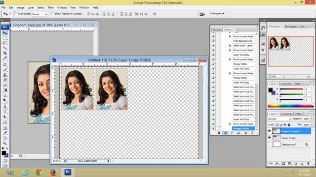 Create Photoshop Action to Arrange 8 Passport Size Photos in Single Maxi смотреть онлайн