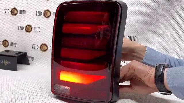 Светодиодные LED фонари Нива / Нива Урбан NEW Range Rover Style красные смотреть онлайн