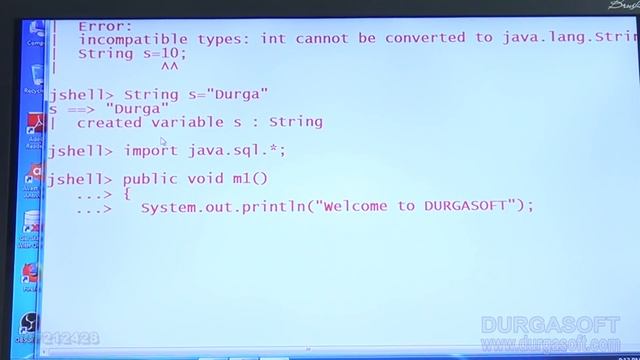 Java 9 New Features || JShell | Session - 7|| Understading JShell Snippets by Durgasir смотреть онлайн