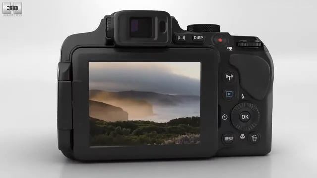 Nikon Coolpix P610 Black 3D model by Humster3D.com смотреть онлайн