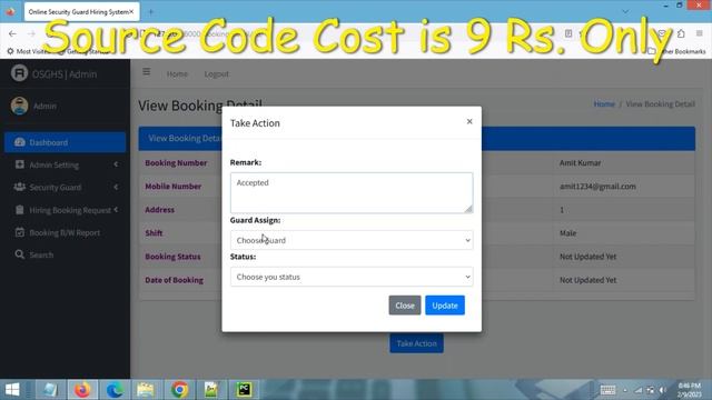 Security Guard Hiring Project using Python Django смотреть онлайн