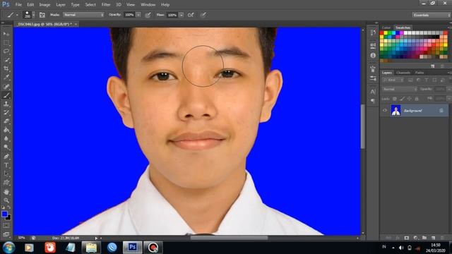 CARA MENGGANTI WARNA BACKGROUND PADA FOTO - PHOTOSHOP CS6 смотреть онлайн