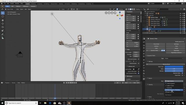 Dynamic Paint Blender 2.8 Tutorial - Impact Mesh Objects Animation смотреть онлайн