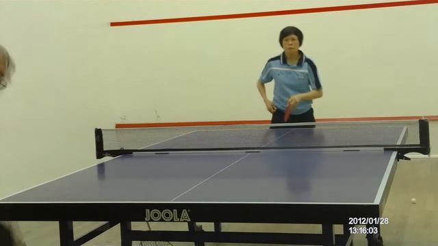 Table tennis training, forehand flick (011) смотреть онлайн