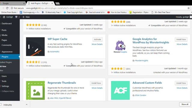 How to Add Plugin in WordPress Website |Tutorial-7 |GoDigit смотреть онлайн
