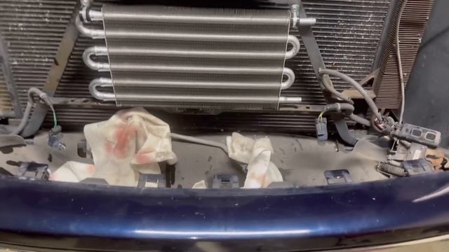 Installing a transmission cooler… Learn how you can do the same in your garage… смотреть онлайн