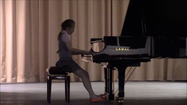 Ольга Иваненко (10 лет). Григ - Этюд памяти Шопена смотреть онлайн