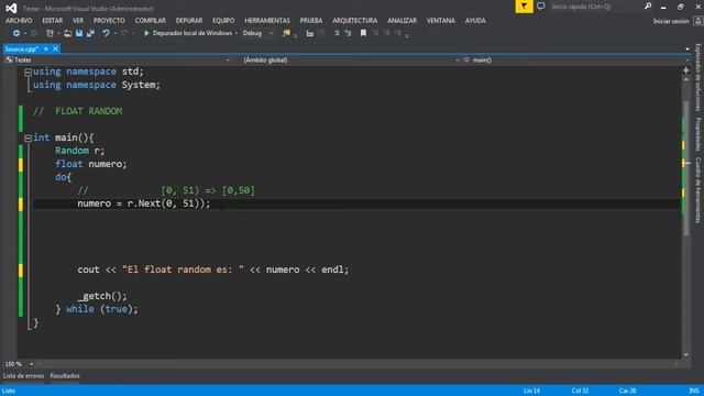Como Generar un Float Random || C++ || Visual Studio смотреть онлайн