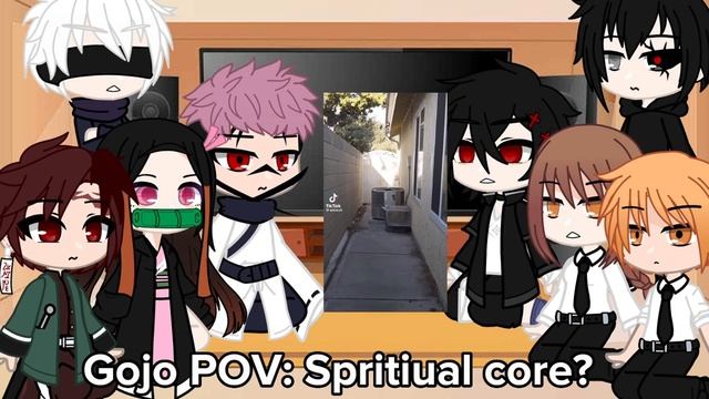 Jujustu Kaisen, Chainsaw Man, Tokyo Ghoul, Demon Slayer react to each other part 1 | reacting to KN смотреть онлайн