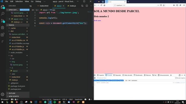 Parcel: 3-. JS y Recursos смотреть онлайн