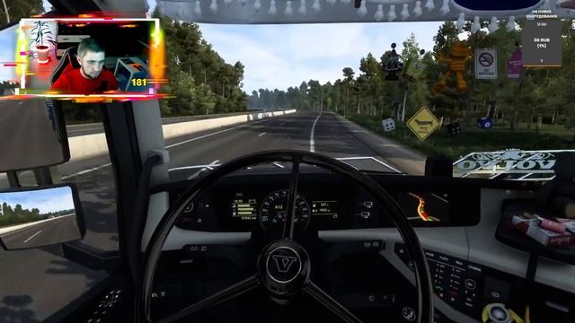 СТРИМ / EURO TRUCK SIMULATOR 2 / РУС МАП / ОНЛАЙН / ЕТС 2 смотреть онлайн