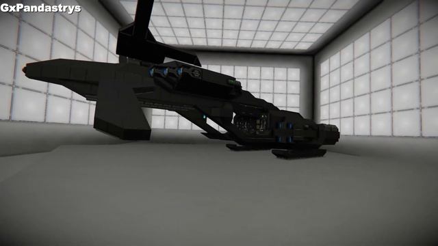 Space Engineers - DS-S-02 (Salvaco) Alien/Halo Inspired Dropship смотреть онлайн