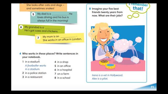 Go Getter 2, Unit 6.1, Pages 70 - 71