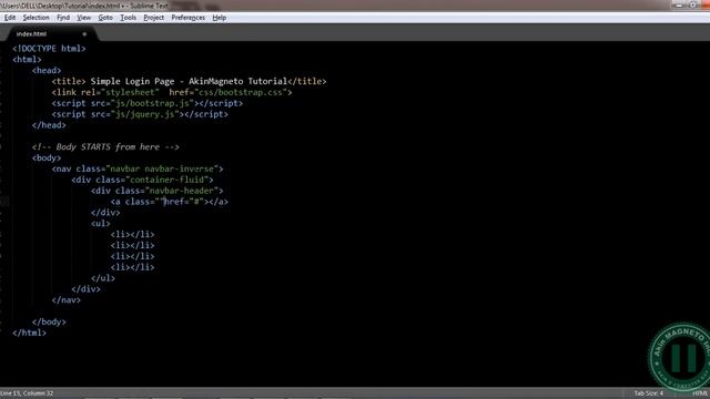 3 Creating the Navigation Menu Full membership website using Bootstrap & PHP Code смотреть онлайн