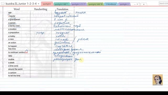 1.Spotlight 3. Содержание учебника. Student's Book p.1-3. Contents + Words. Вордбук смотреть онлайн