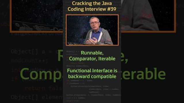 Вопрос 39. Функциональные интерфейсы до Java8. смотреть онлайн