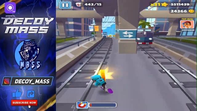 SUBWAY SURFERS SHENZHEN ?♂️ || IPAD LIVE GAMEPLAY TAMIL смотреть онлайн