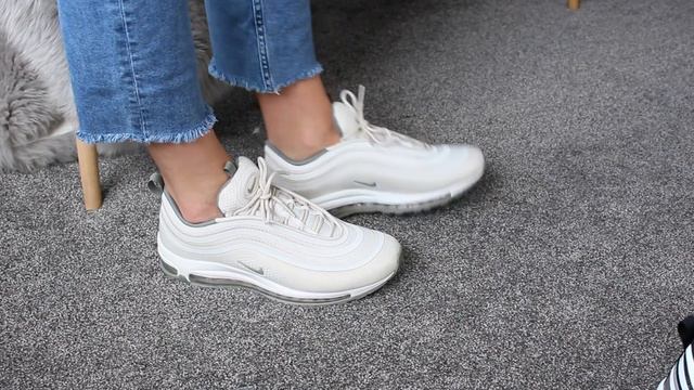 NIKE AIR MAX 97 Ultra 2017 Unboxing Try On Size Review | Silver Bullet & Cream / Khaki смотреть онлайн