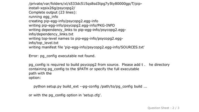 Django : How to fix error "ERROR: Command errored out with exit status 1: python." when trying to i смотреть онлайн