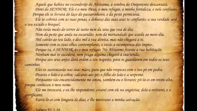 SALMO 91 (Locução: Gabriel RL) смотреть онлайн