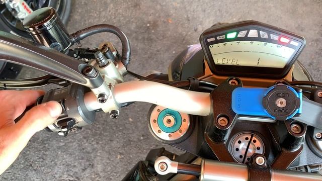 Ducati Streetfighter 848/1098s Dashboard Setup DTC On/off/lvl.1-8