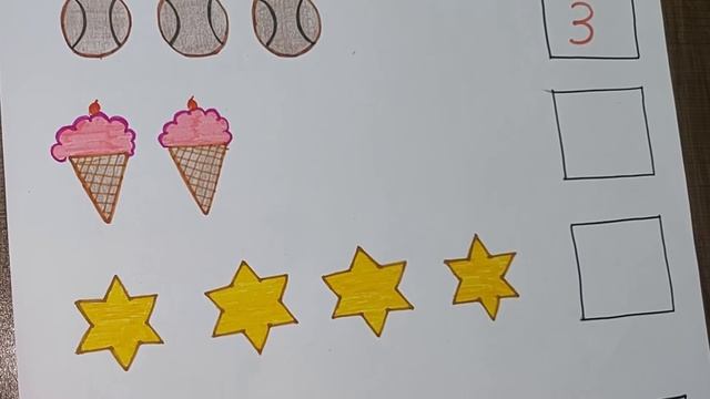 COUNT AND WRITE THE NUMBERS | COUNTING PICTURES AND WRITING IN ENGLISH | FOR KIDS смотреть онлайн