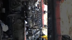Второй день снятия двигатель Исузу гига