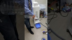 Замена воды в лазерном аппарате