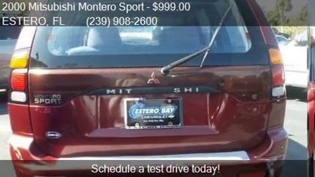 2000 Mitsubishi Montero Sport ES 4dr SUV for sale in ESTERO, смотреть онлайн