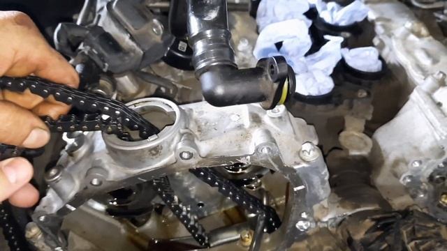 Ремонт Мерседес. Замена цепи ГРМ на Mercedes Benz М271. М272. М273.М274. М276. М278.Mercedes repair смотреть онлайн