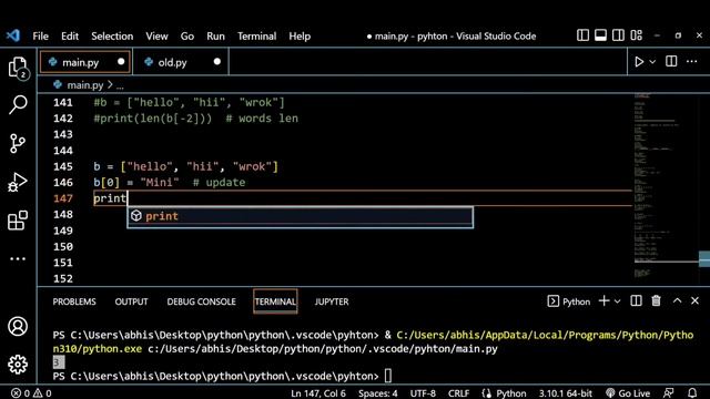 list in Python |Sequence |#2 |Python Full course| Hindi| Learn Python| Python tutorials|(Part: -08) смотреть онлайн