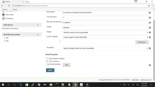 #devops #devsecops #jenkins 9. jenkins: Create windows jenkins agent using java webstart method смотреть онлайн