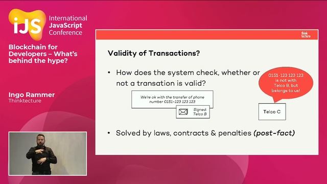 Blockchain for Developer - What's behind the hype? | Ingo Rammer | iJS 2018 смотреть онлайн