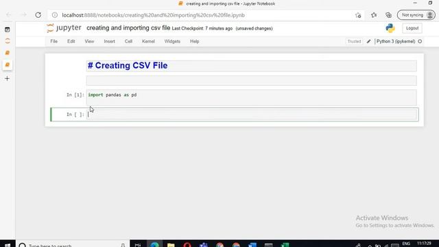 Python Pandas Part 2 : How to create and import csv file in pandas смотреть онлайн