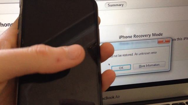 The iPhone Could Not Be Restored. An Unknown Error Occurred(4005) смотреть онлайн