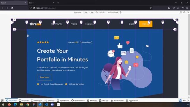 HTML-CSS Tutorial Lesson 96: Creating the Overall Layout #2 (Website #1 part-8) смотреть онлайн