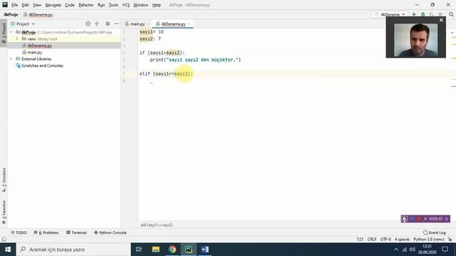 Ders 2: Python koşullu ifadeler. IF, elif, else смотреть онлайн