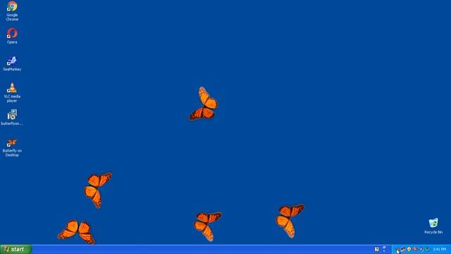 Butterfly on Desktop (Virus) (Only a test) смотреть онлайн