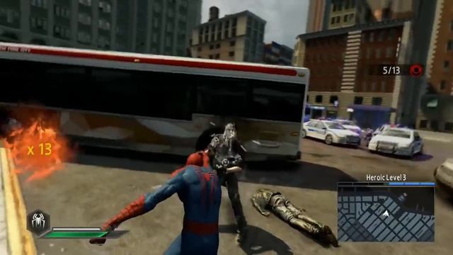 The Amazing Spider-Man 2 Video Game - TASM2 suit free roam смотреть онлайн