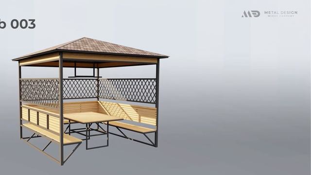 Беседки. Производство из метала и композитных материалов смотреть онлайн