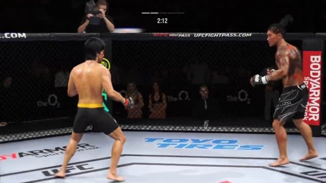 UFC4 Bruce Lee vs Yakuza Dragon EA Sports UFC 4 смотреть онлайн
