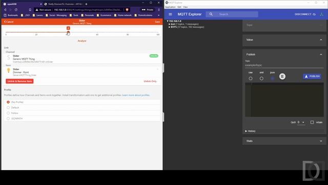 Home Automation System - OpenHAB 3 - 20. MQTT Payload Custom con trasformazioni ITA - sub ENG смотреть онлайн