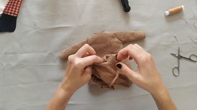 Tilda doll SANTA CLAUS. Let's sew it easy with Fairy Girls! смотреть онлайн